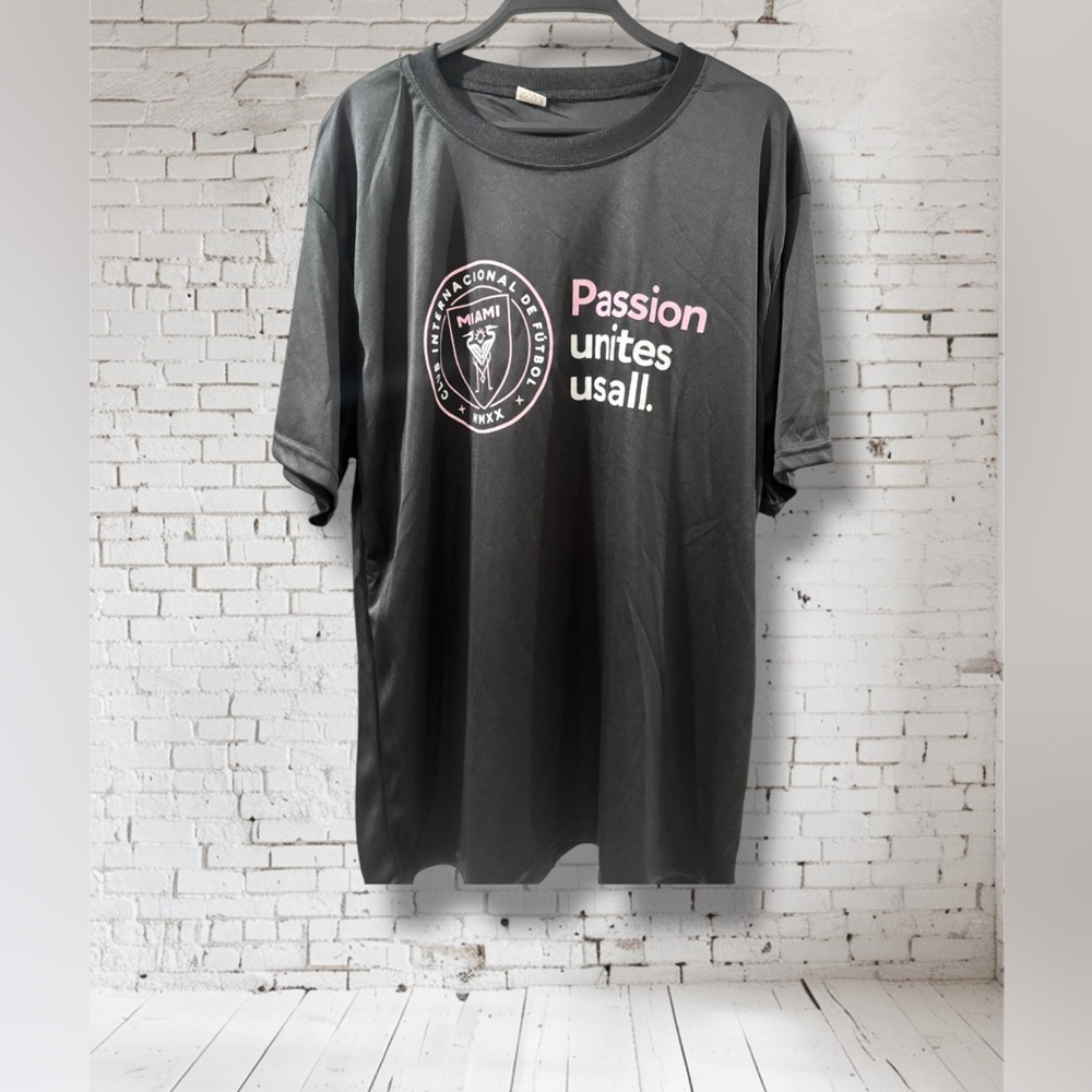 “Messi” Soccer Player Game Black Graphic T-Shirt